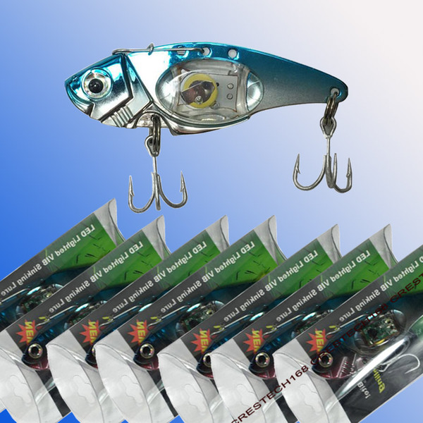 LED fishing lures LED Lighted Bait New Flashing LED Flash Light Fishing Lure Bait Deepwater Crank Bass Pike Casting