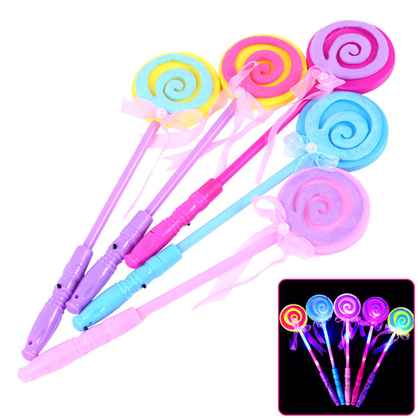 Magic Tricks Hildren Light Magic Bar Flash Fairy Stick Children's Toys LED lamp toy Magic Wand Random Color ingbaby