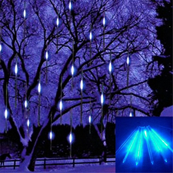 2017 New 30cm Meteor Shower Rain Tubes Led Light Lamp 100-240V EU US Plug Christmas String Light Wedding Garden Decoration Xmas