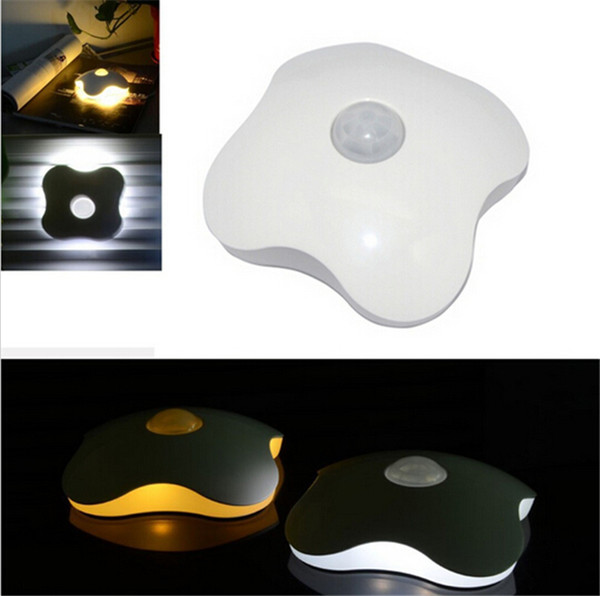 Kids room Sensor Bedroom Night Lamp Light PIR Intelligent LED Human Body Motion Induction Wall Mounting AAA battery led light