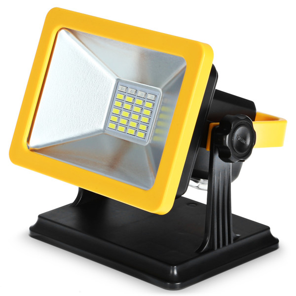 High lumens outdoor portable 15w emergency LED flood light with RGB and white color CE ROHS approval