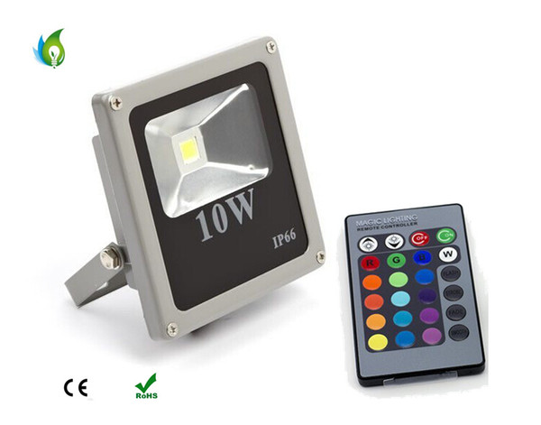 10W 20W 30W 50W 100W RGB LED Flood Light IP66 Waterproof LED Floodlight with Remote Control