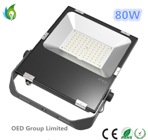 80W 12V 24V RGB CE ROHS Approved New Ultrathin Epistar LED Flood Light Energy Saving Lamp