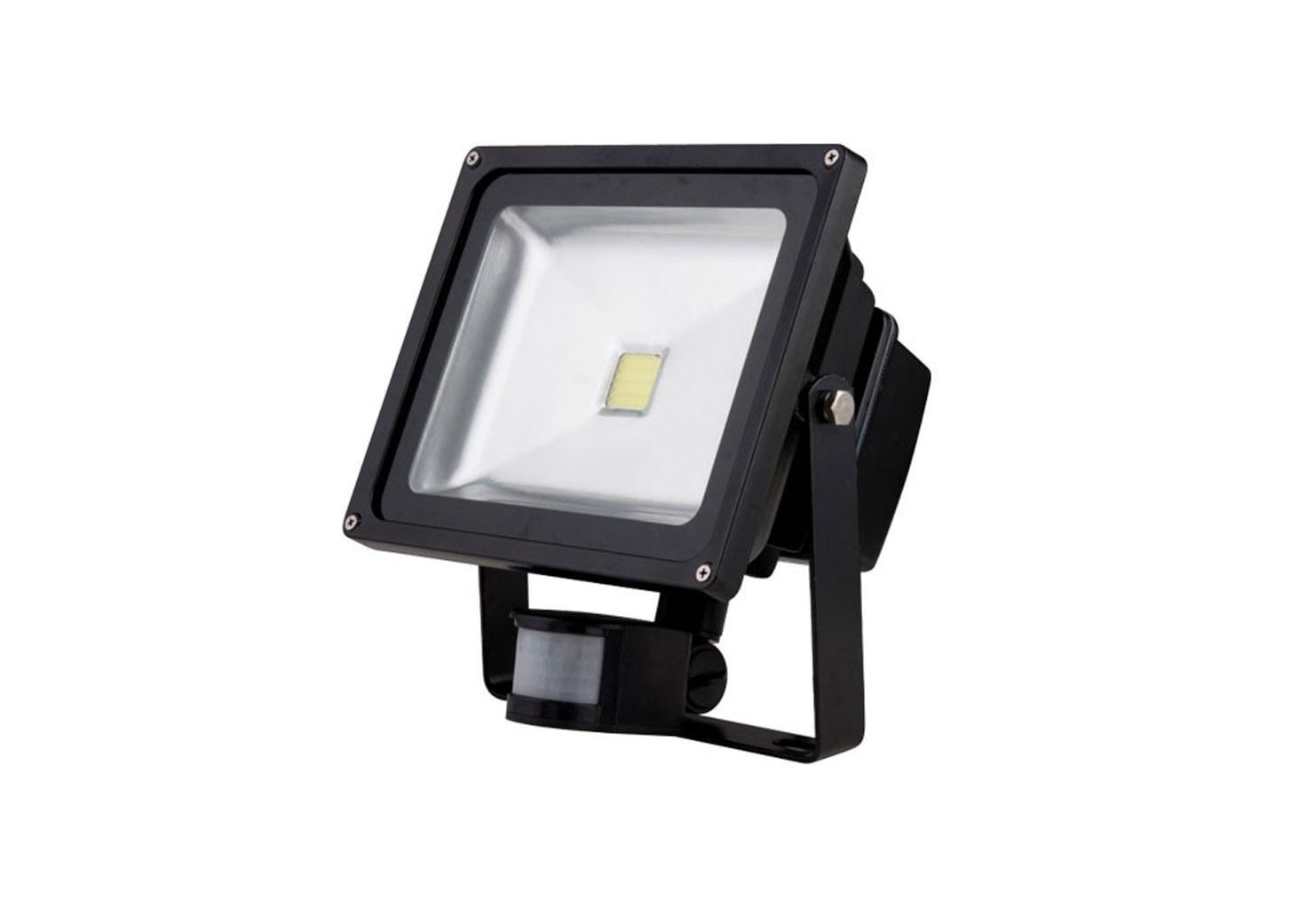 50W LED Outdoor Flood Lights with PIR Motion Sensor IP65 Waterproof Floodlight 50 Watt Lighting CE ROSH 2 Years Warranty--Via Express