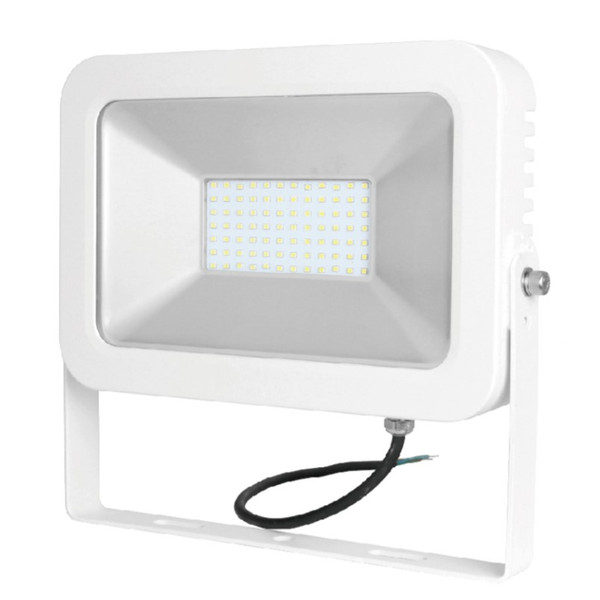 Free shipping 10w 20w 30w 50w 80w 100w 150w 200w full white flat led flood light