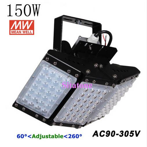 150w adjustable led tunnel light 60 degree ac85-305v free shipping 3 years warranty