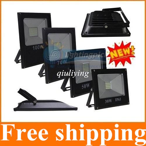 30W 50W 70W 100W Waterproof IP65 Garden Led Flood Light Ultra Slim Thick Material Warm/Cool White Led Outdoor Floodlights AC 85-265V