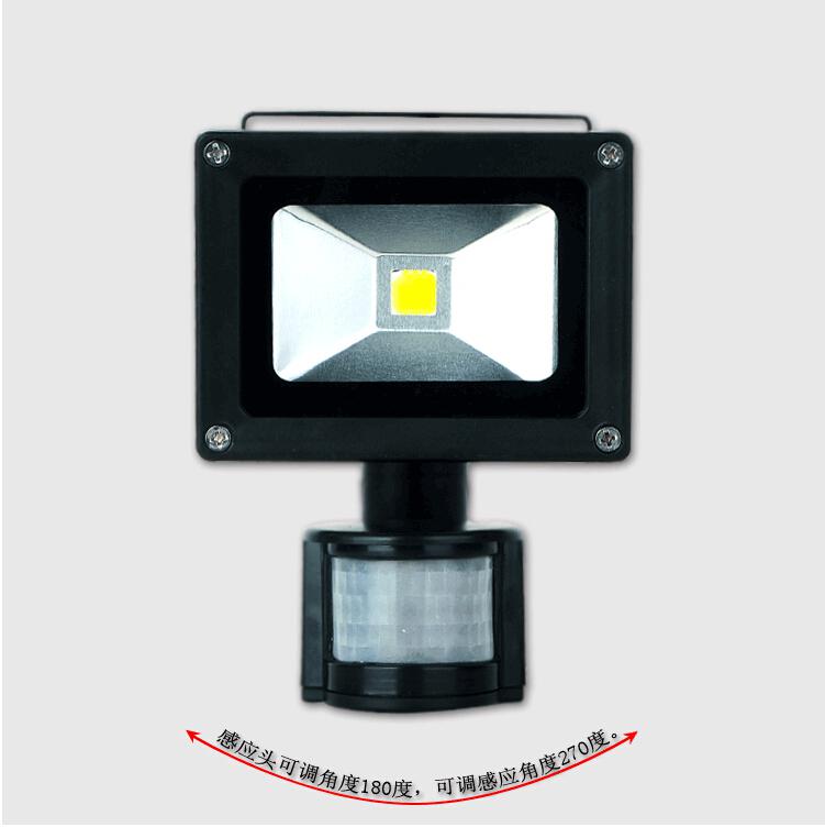 Free shipping 30W 85-265V waterproof PIR Motion sensor Induction Sense detective Sensor lamp LED Flood Light