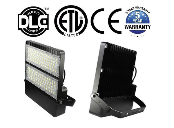 Ultra-thin LED Flood Light 300W AC100-277V IP65 High Brightness Outdoor Lights Led Landscape Floodlight 140Lm/W