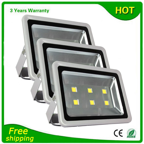 4PCS LED Flood Light 300W LED Floodlight Tunnel Spotlight Bulb 85-265V 3 Years Warranty CE RoHS