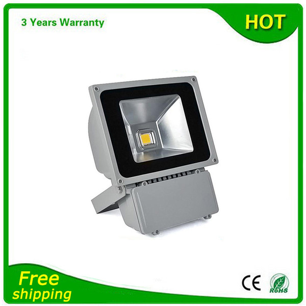 10PCS DC12V 24V LED Floodlight 80W LED Flood Light 12V Tunnel Spotlight Bulb 100-110LM/W 3 Years Warranty CE RoHS