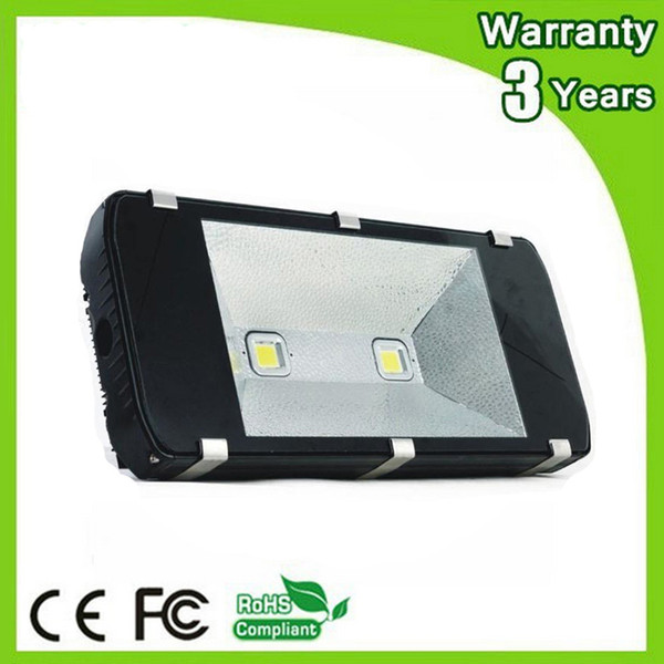 (10PCS/Lot) LED Flood Light 12V LED Floodlight 200W DC12V 24V AC85-265V 100-110LM/W Thick Housing 3 Years Warranty Free Shipping