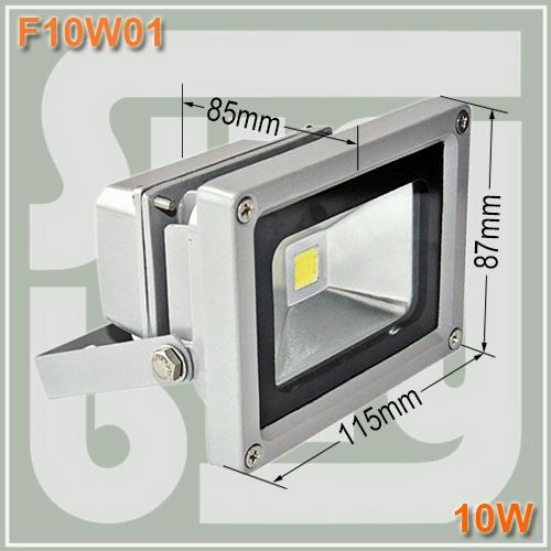 Free shipping Waterproof IP65 10W high power led floodlight outdoor wall lamps wash led flood light street lights