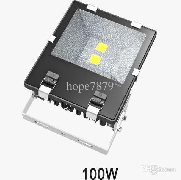 Top quality 100W LED flood light outdoor industrial lighting garden road village walkway pathways yard lamp AC85V~265V