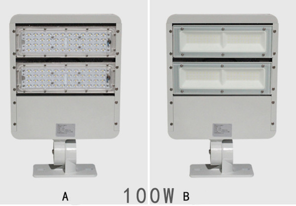 50W 100W 150W 200W 250W rotated outdoor led lighting wall lamp floodlights SMD3030 Meanwell driver IP65 5years warranty