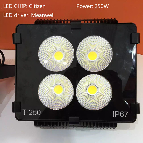 250w LED flood light stadium wharf court lighting square lamp Citizen Chip meanwell driver(UL SAA CE) 3 years warranty waterproof IP67