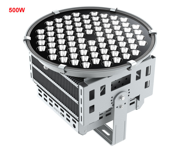 100W 150W 250W 300W 500W outdoor sport court lighting high bay flood light floodlight replace halogen light 130lm/W finned heat dissipation