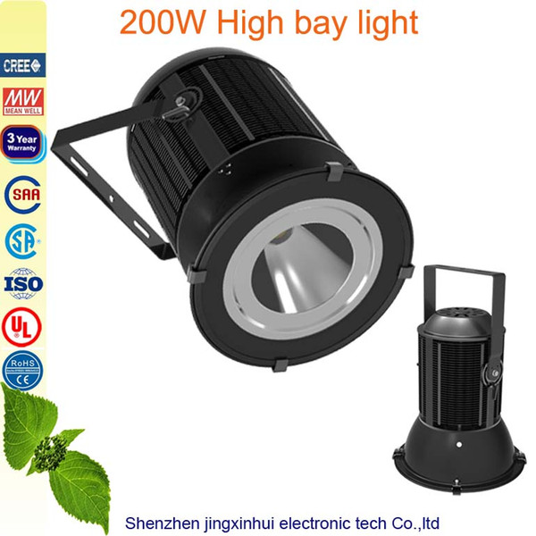 200W led High bay fiting flood light stadium golf projection light high pole lamp 3years warranty UL SAA CE