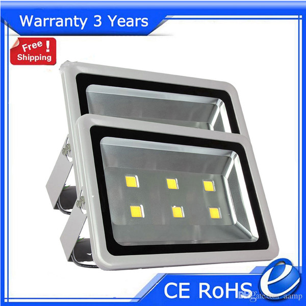 300W LED Floodlight LED Flood Light Outdoor 6x50W Epistar Chip 4pcs 85-265V Factory Supply Warranty 3 Years 50000H Free Shipping