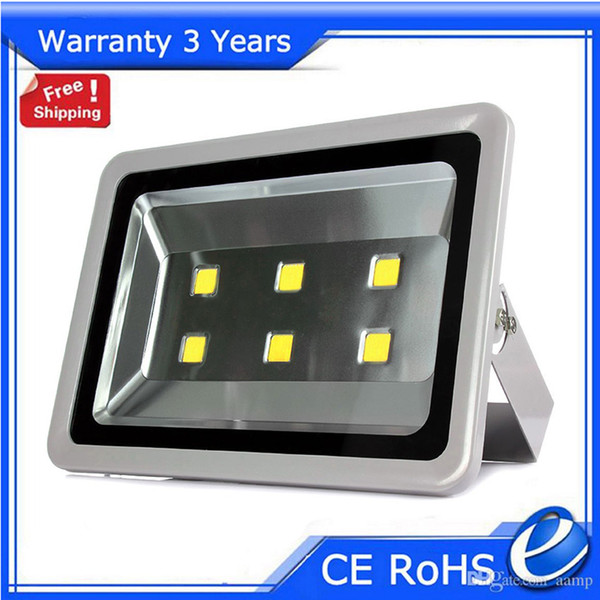 300W LED Flood Light Outdoor Floodlight IP65 Waterproof Epistar Chip 6x50W 10pcs 85-265V Warranty 3 Years CE RoHS Free Shipping