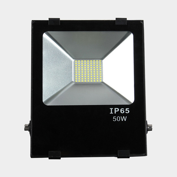 Black Shell LED Floodlights CC Driver Water-proof 50-200W AC 110-265V 50000H LED Floodlights with Aluminum Metal for Square