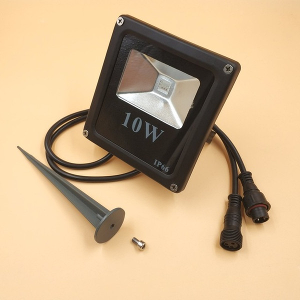 5pcs Smart 10W LED Flood Light WS2811 Controlled IP66 Waterproof with accessories and 13.5mm/18.5mm/xconnect connectors