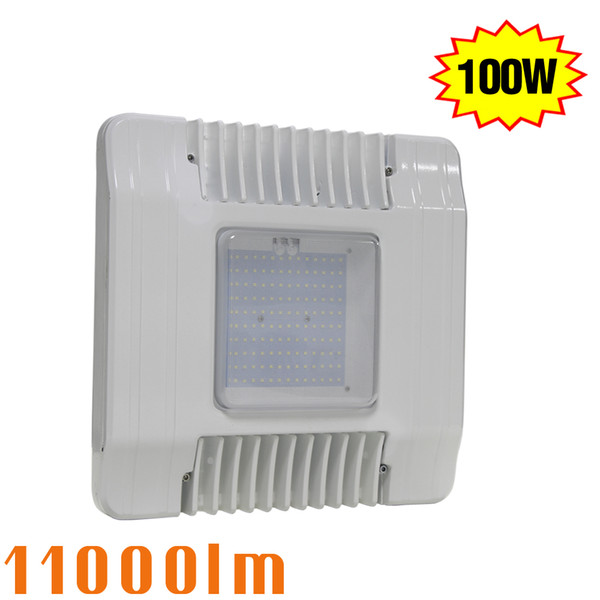 100W LED Canopy Fixture Light SMD3030 IP65 Gas Station High Bay Lighting 5000K Daylight 5 years warranty