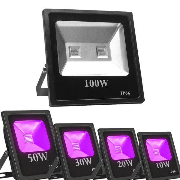 Ultraviolet Flood Light, PIR High Power UVA LED FLOODLIGHT IP66 Outdoor Waterproof, 395nm for Fluorescent Poster Glow in The Dark