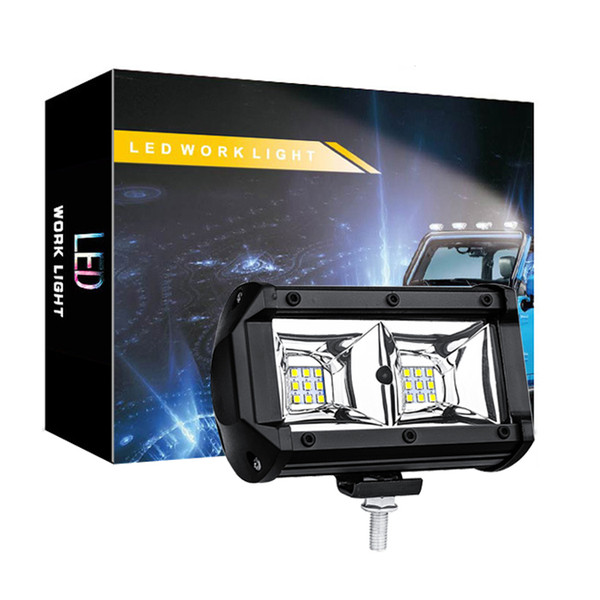 Car LED Driving Work Lights Led Bar 54W 6000K Flood Spot Combo Lights Off Road Lamp Car SUV Truck Lighting Automobiles