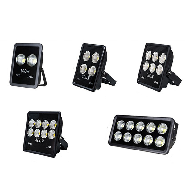 100W 200W 300W 400W 500W LED Outdoor Flood Light Super Bright IP66 Waterproof Daylight 6000K 3000k Spotlight White Led lights