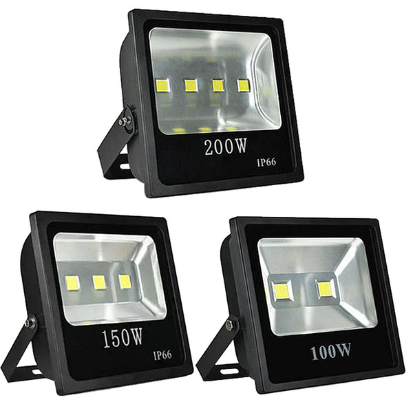 200W RGB Flood Lights Outdoor Color Changing Waterproof LED Security Light RGB Spotlight with Remote Control AC85-265V