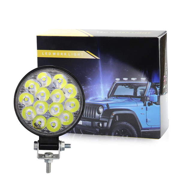 42W 48W LED Flood Light Offroad Driving Work Lamp Auxiliary Fog Lights for Jeep Car Truck Tractor Motorcycle Boat