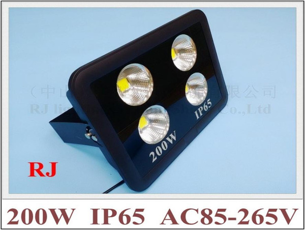 new style with cup shape reflector LED flood light floodlight spot light lamp 200W (4*50W) AC85-265V 16000lm aluminum