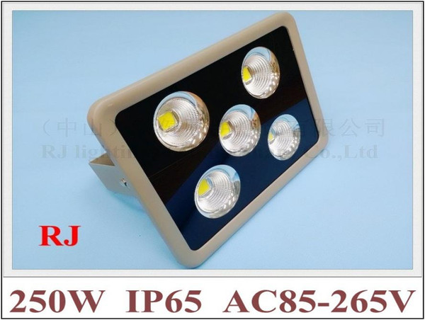 new style with cup shape reflector LED flood light floodlight spot light lamp 250W (5*50W) AC85-265V 20000lm aluminum