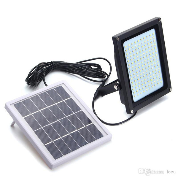 150 LED Floodlight Solar Light 3528 SMD Solar Powered LED Flood Light Sensor Outdoor Garden Security Wall 8W