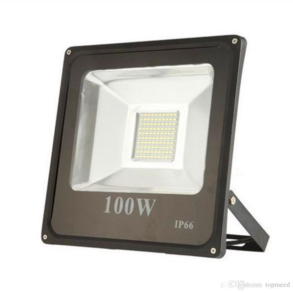 Hot Sales 10W 20W 30W 50W 70W 100W Outdoor Waterproof Led Floodlights Warm Cool White IP66 Led Flood Lights 85-265V Free Shipping