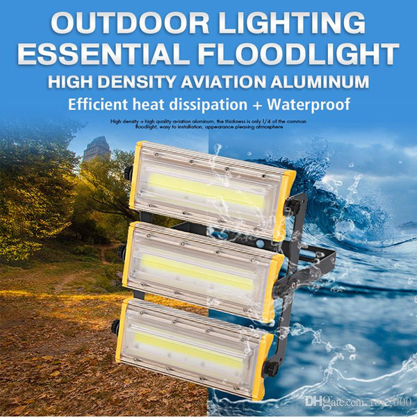 IP65 Waterproof LED floodlight 50W 100W 150W led flood light AC 85-265V spotlight outdoor lighting for Gargen led flood lamps wall Lamp