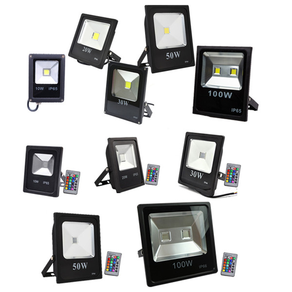 Outdoor RGB Lighting 10W RGB Led Floodlights IP65 Waterproof Led Flood Light Landscape Wall Lamp AC 85-265V