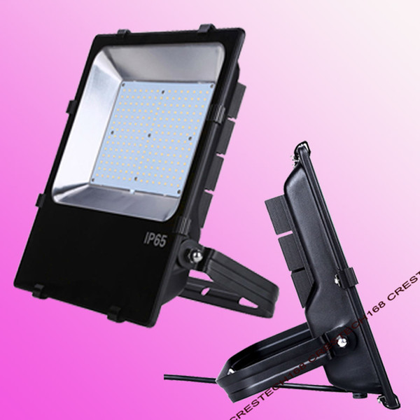 100W LED Floodlight SMD5730 Floodlights LED soccer lighting black body AC85-265V plaza lighting BBQ yard lamp