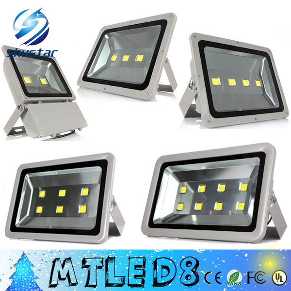 DHL Outdoor lighting 100W 150W 200W 300W 400W Epistar Led Floodlight AC85-265V Flood light Waterproof Outside Led Reflect