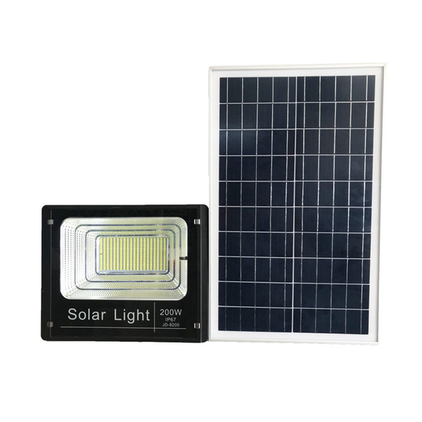 Outdoor High Power Garden Lights LED Waterproof IP67 Solar Flood Light 200W Solar Powered Wall Light Outdoor Lighting