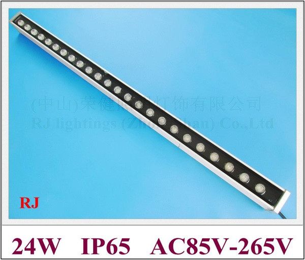 high power 24W LED wall washer light lamp staining light bar flood light AC85-265V RGB/CW/WW/R/Y/B/G 24LED 24W