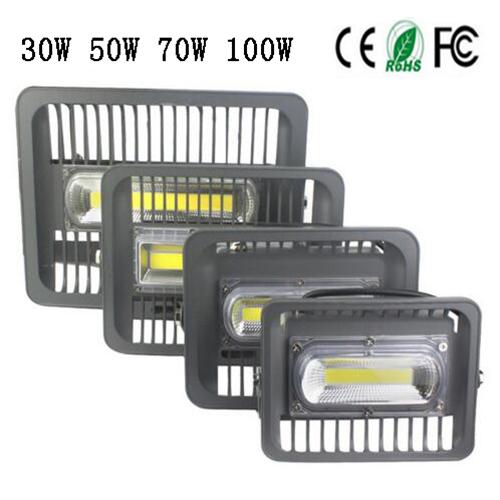 LED Flood Light IP66 Projector WaterProof 30W-150W 220V 230V 110V 127V FloodLight Spotlight Outdoor Wall Lamp