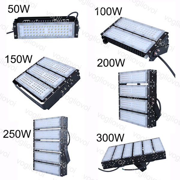 Module LED Foodlight 50W 100W 150W 200W 300W Outdoor Led Floodlights Lamp Waterproof LED tunnel light Lamp Street Lighting AC110V 277V DHL