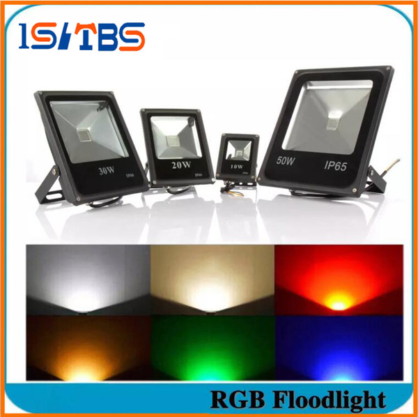 Floodlight Led RGB 10W 20W 30W 50W Waterproof Led Spotlight Outdoor Lighting Landscape Lighting Led Flood Light for Outside