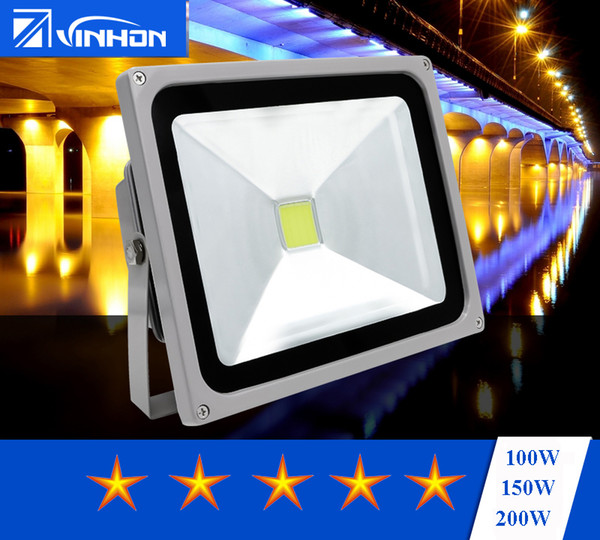 Waterproof LED Floodlight Landscape Flood Lights Wall Wash Light 10W 20W 30W 50W 70W 100W 150W 200W Outdoor Floodlight Warm White/White IP65