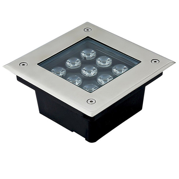 Square LED Underground Lights 3W/4W/5W/6W/9W/12W/18W LED Outdoor Ground Light Garden Path Buried Yard Lamp AC85-265V IP67 Outdoor Lighting