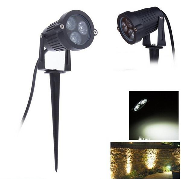 LED Flood Spotlight Garden Light Outdoor Waterproof IP67 6W/10W Landscape Wall Yard Path Pond LED Lawn Lamp With Rod Base 110V - 240V 12V