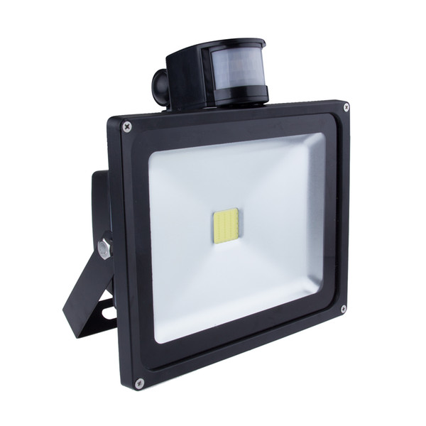 New disign unique 30W PIR Infrared Body LED Motion Sensor Flood Light Floodlight spotlight AC 100-265V IP65 Waterproof Outdoor Landscape Bul