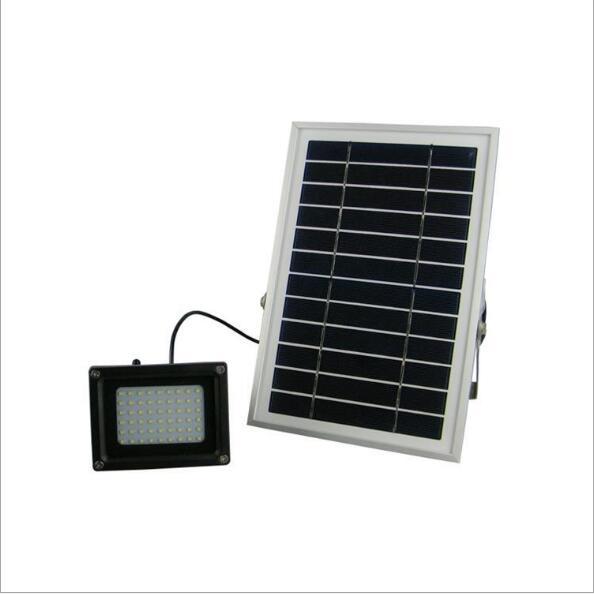 N500C 6V 6W Solar Panel 54 SMD3528 LEDs IP65 Waterproof Outdoor Garden Street Solar LED Floodlight Spotlight Lamp